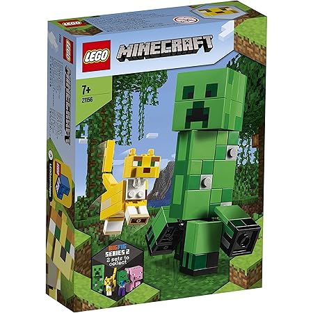 Amazon レゴ Lego マインクラフト マインクラフト ビッグフィグ クリーパー Tm とヤマネコ ブロック おもちゃ Amazon レゴ Lego マインクラフト マインクラフト ビッグフィグ クリーパー Tm とヤマネコ ブロック おもちゃ
