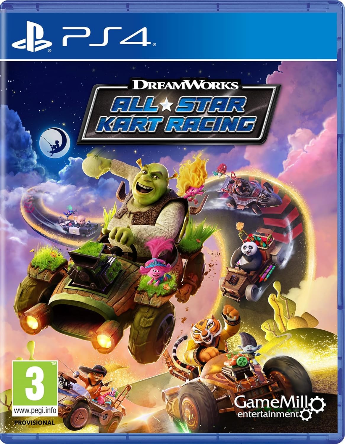 Dreamworks All-Star Kart Racing - Compatible for PS4 - UK/PAL Import