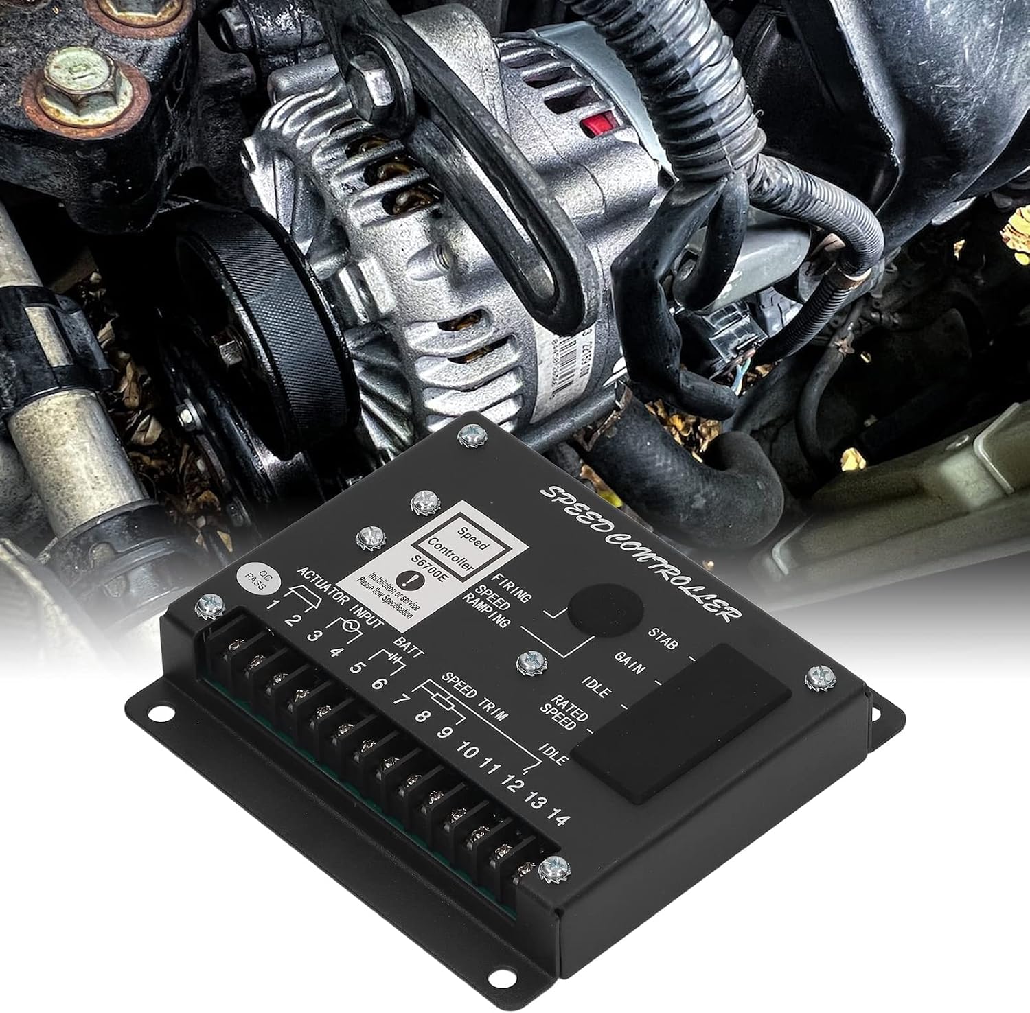 Electronic Engine Speed Controller Governor Quick Response Generator Control Board 24V