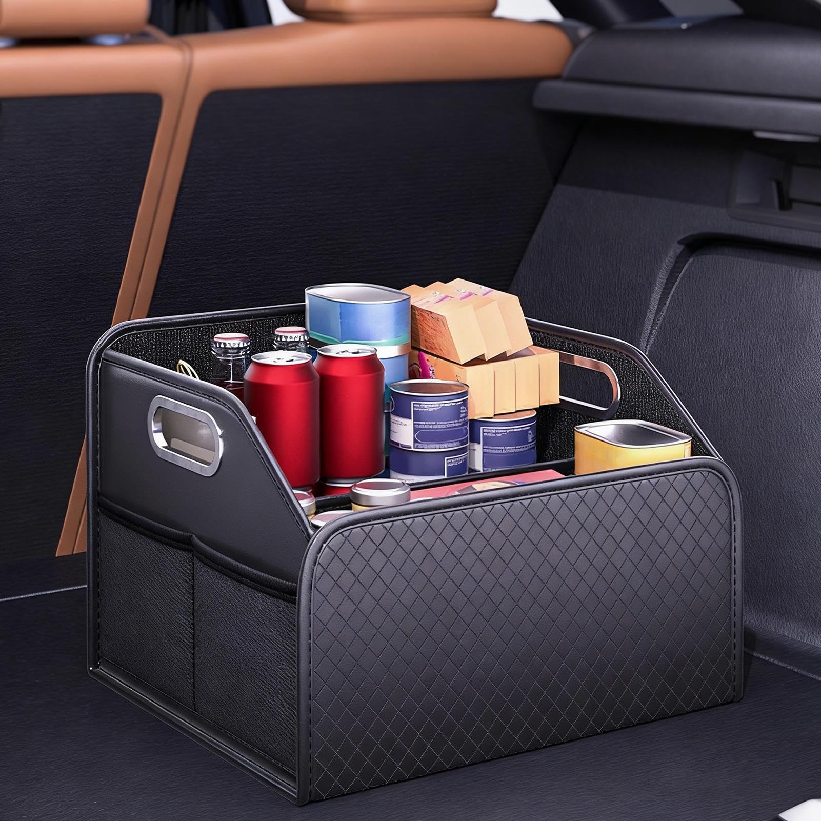 Organizzatore Bagagliaio Con Multipli Scomparti E Maniglie