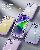 Vista 1254 de Miracase - Funda magnética para iPhone 13 Pro Max de 6.7 pulgadas (compatible con MagSafe), transparente, completo, protector de pantalla de vidrio