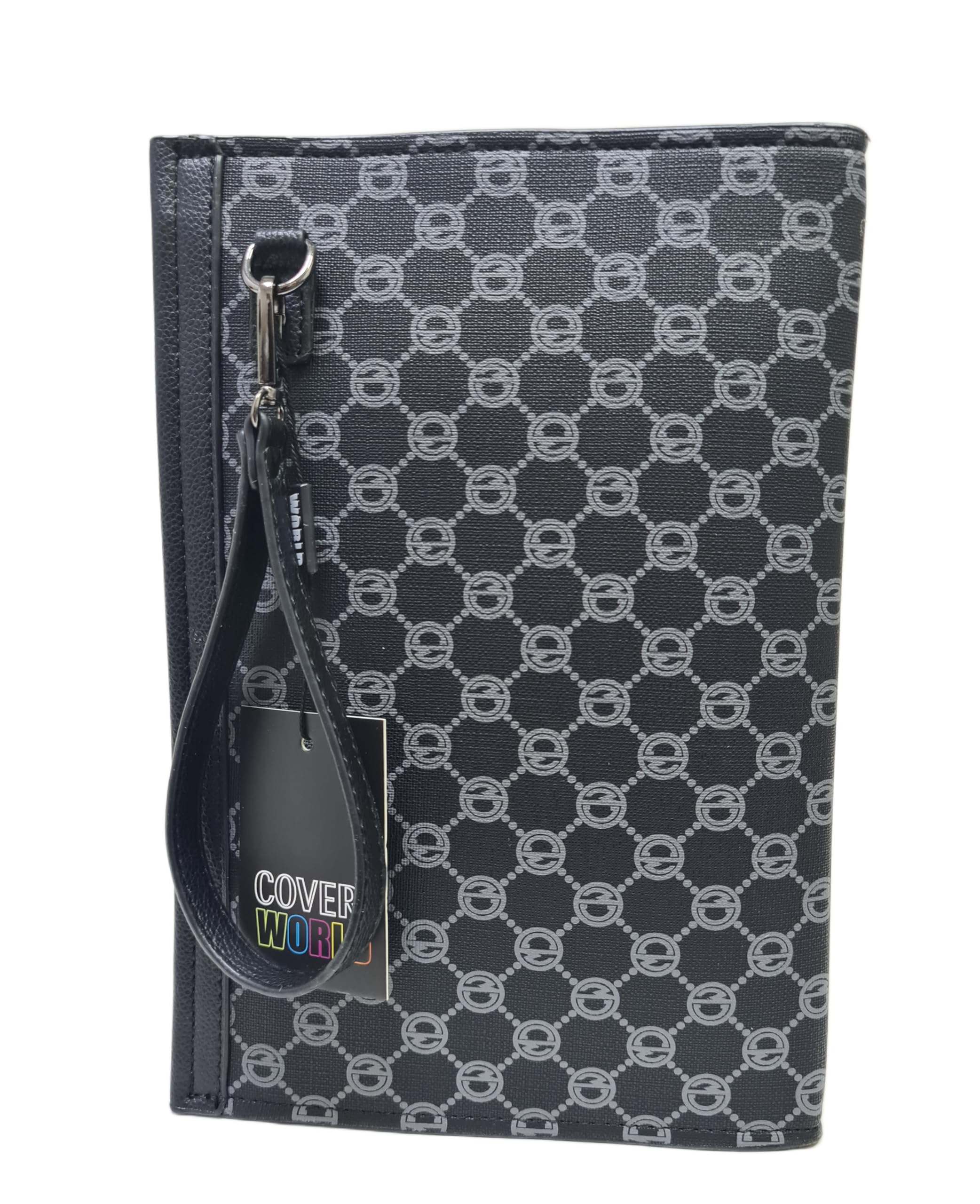 Coveri Borsa Uomo a Mano Grande, Dimensioni 29x20x4,5 cm, Sottobraccio con Manico Rimovibile, Design Monogramma, Art. 4760 Colore Nero