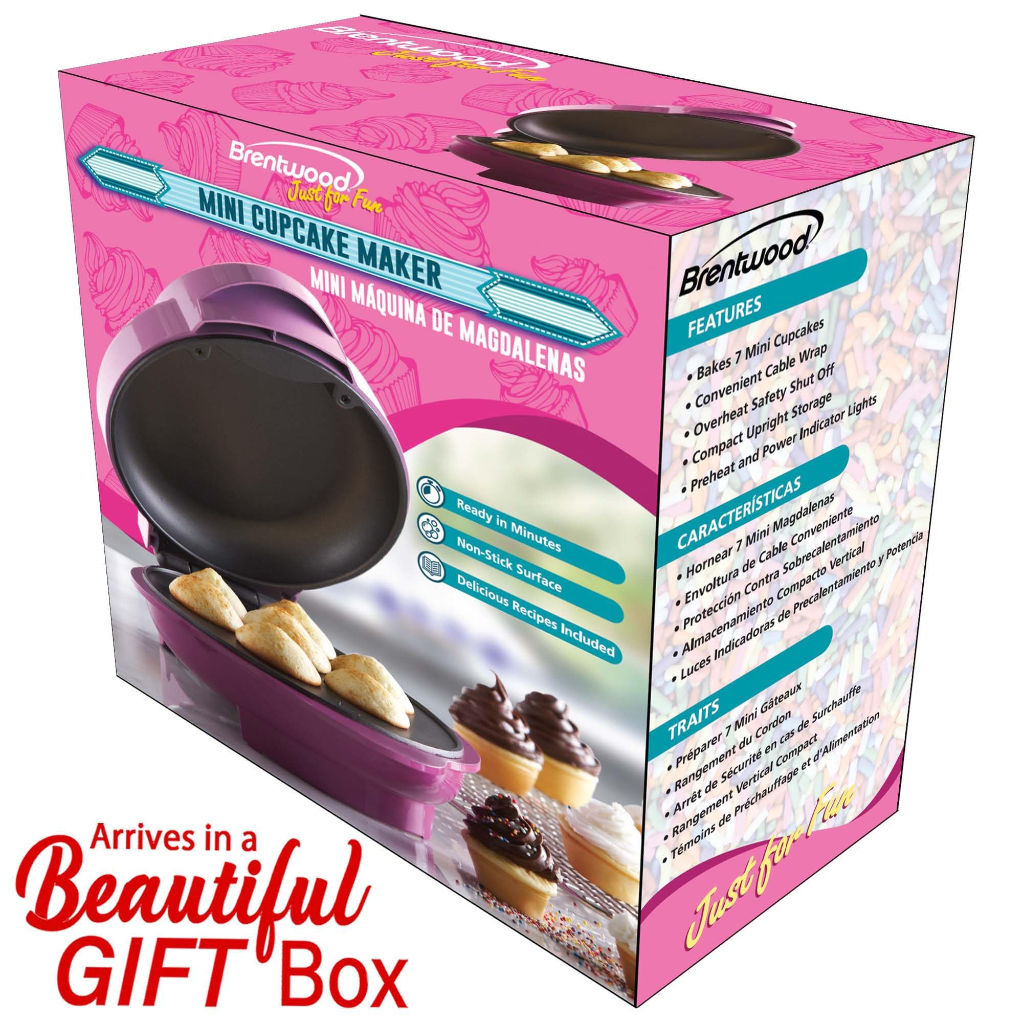 Mini Cupcake Maker - Pink by Brentwood -4 Mini Cupcake Maker - Pink by Brentwood -4