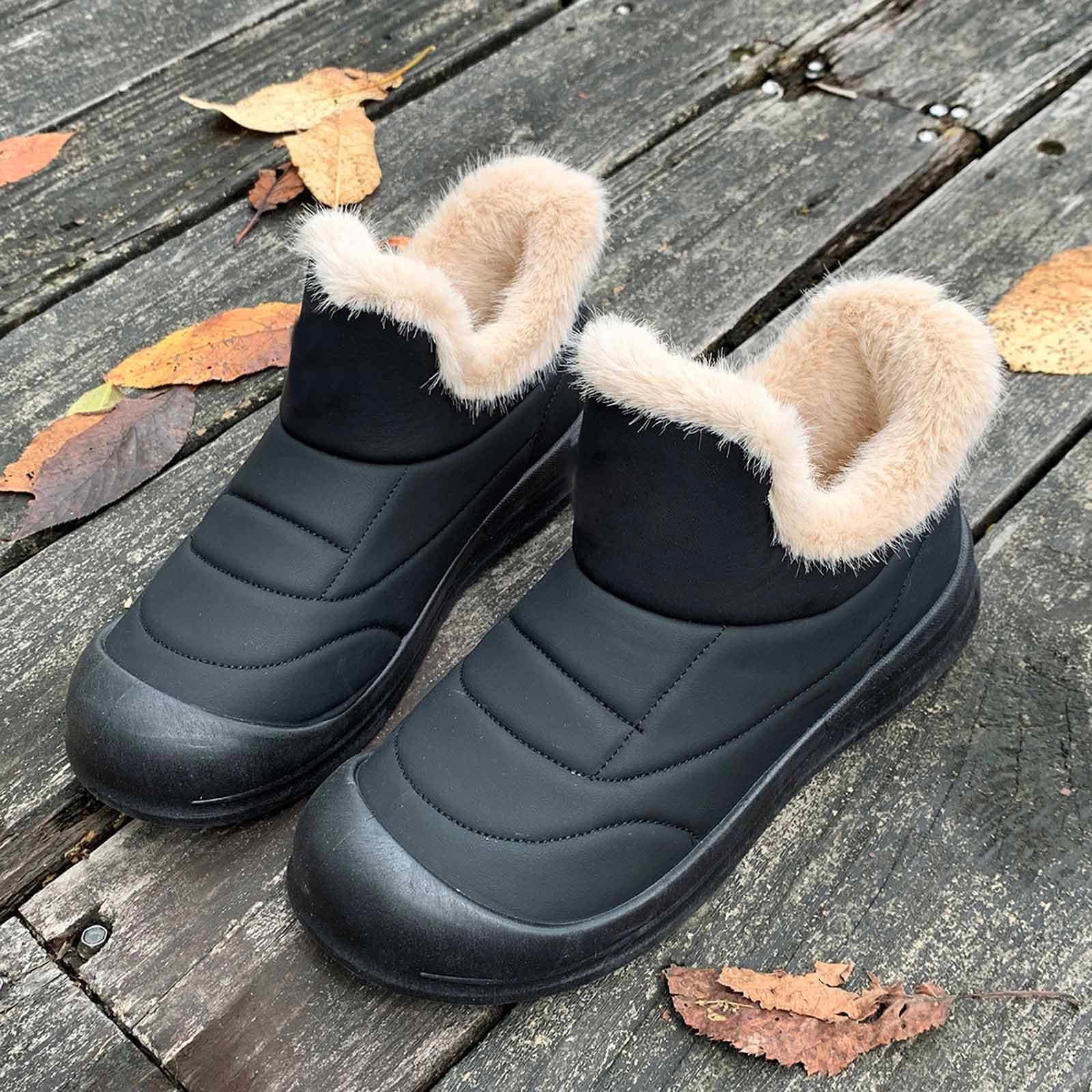 Apres Ski Femme Bottes De Neige Pour Bottines Hiver Chaussures Chaudes Après Botte Chaussure Randonnée Impermeable Bottine Grand Froid D'hiver Fourrées Boots Raquette Imperméable Raquettes À Adulte