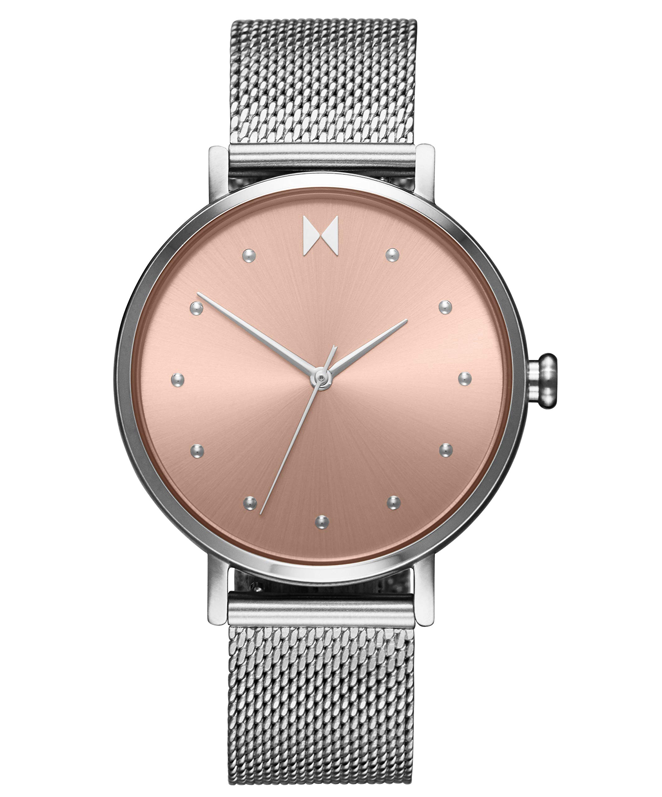 MVMT Stainless Steel Dot Analog Rose Gold Dial Women Watch-28000030-D, Silver Band (B082XHX83G) Amazon Price History, Amazon Price Tracker