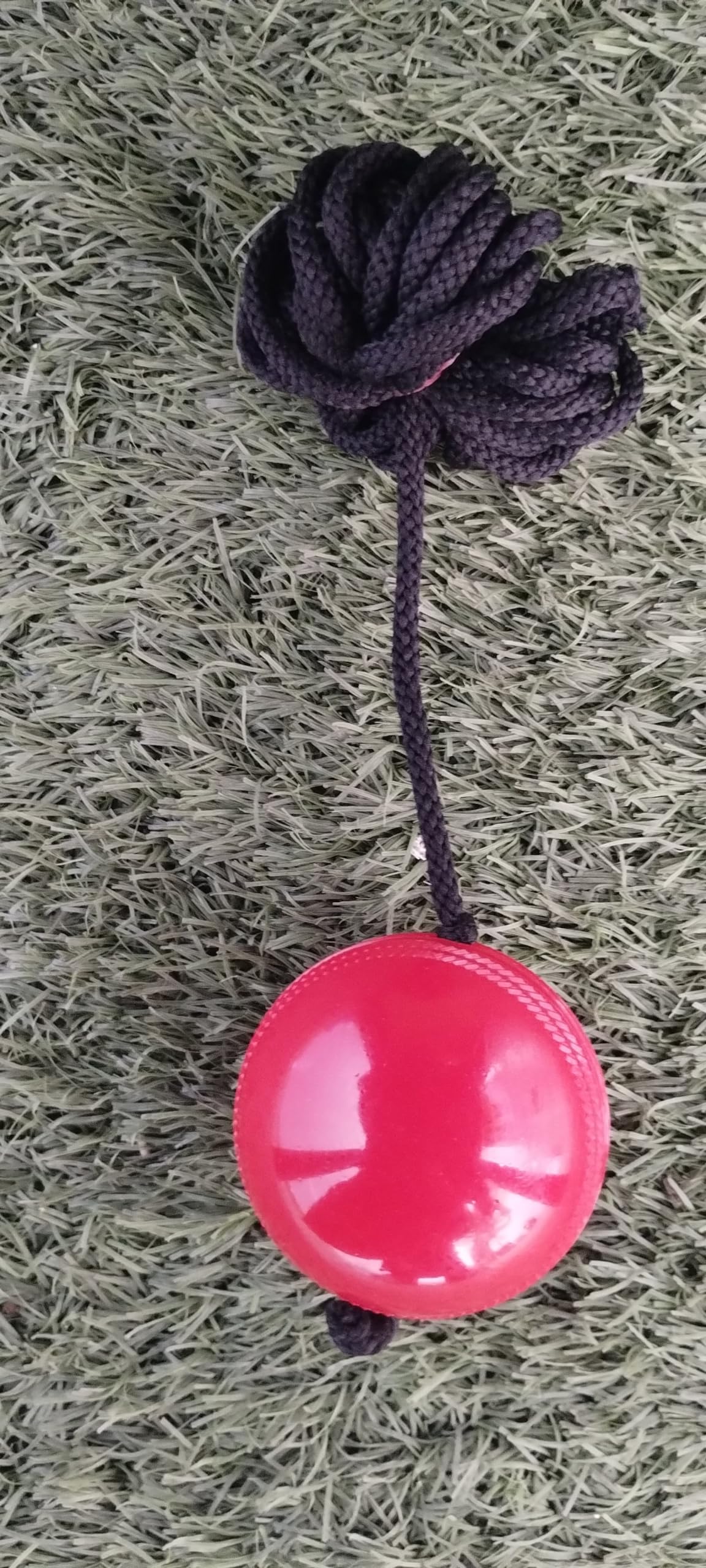 Vinson Synthetic/Pvc Cricket Ball For Match Practice Training, Recommended For Indoor/Outdoor Street&Beach Cricket, Knocking, Hanging Cricket Ball.,Red 3