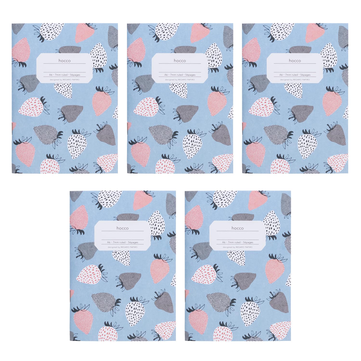 Amazon.co.jp: 日本ノート(Nippon Note)アピカ ノート hocco A6 いちご