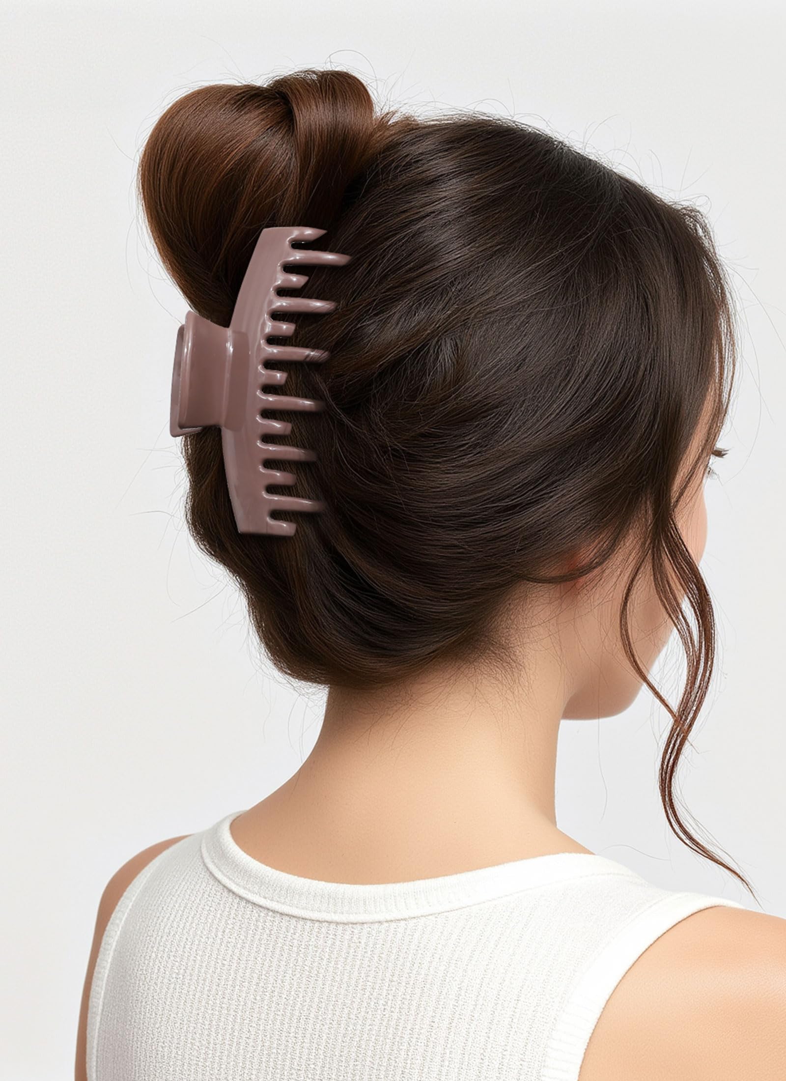 Hair Clips Silicone Large Non-slip Secure for All Hair Types Women Amazon.com : 4 Pack Silicone Flexible Hair Claw Clips  main image 2