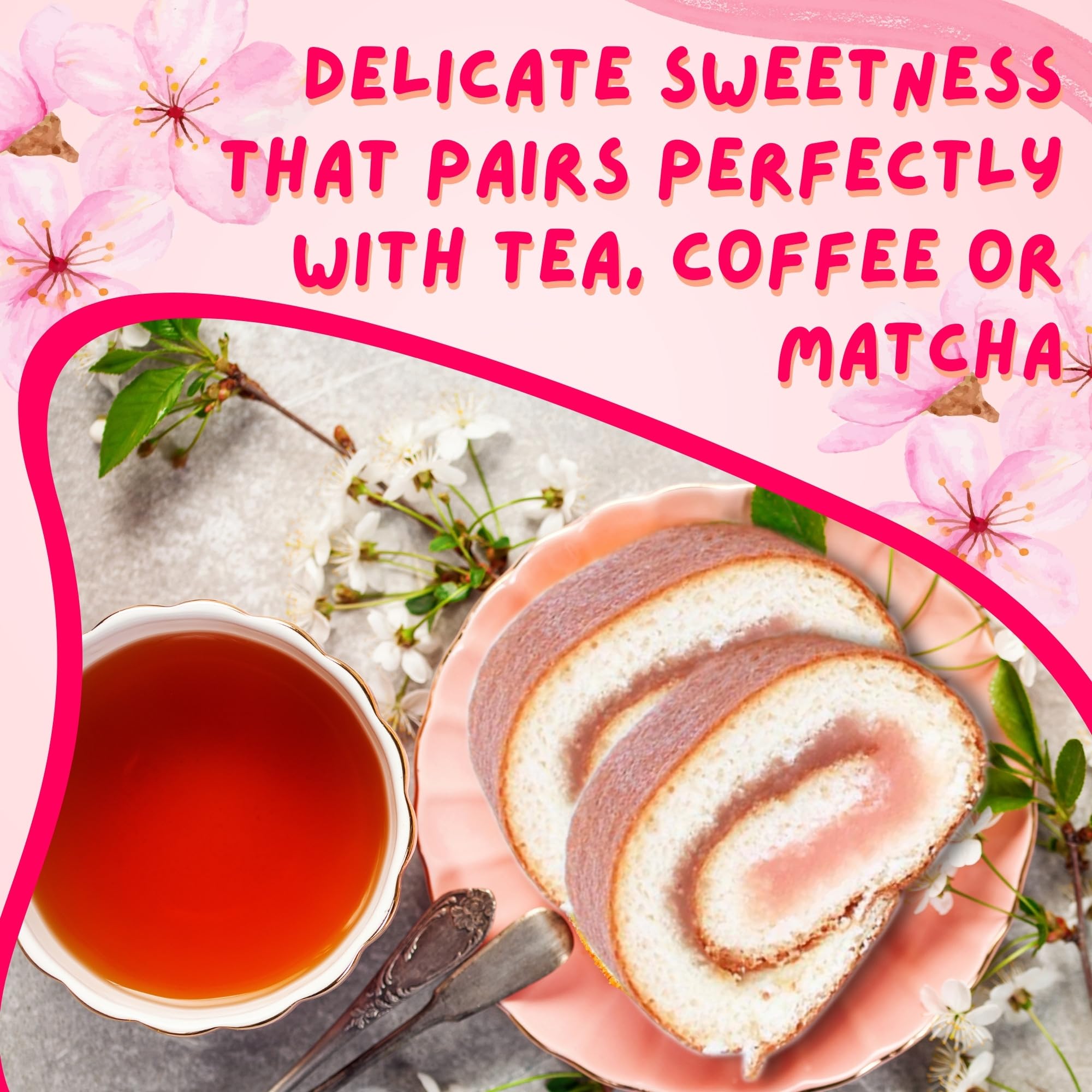 Amazon.com: Wagokoroll Castella Roll Cake, Sakura (Cherry Blossom