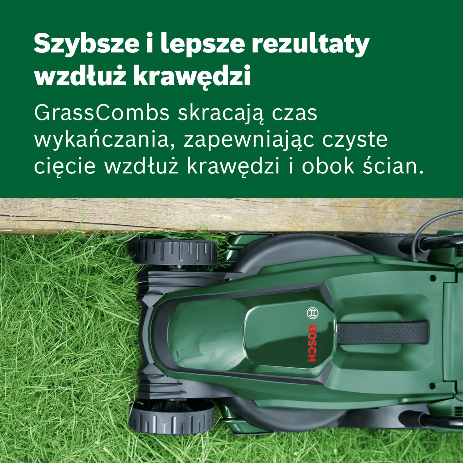 Bosch kosiarka akumulatorowa EasyMower 18V-32-150 (do 100 m2 skoszonej trawy przy zastosowaniu akumulatora 3,0 Ah, system 18V, szerokość cięcia: 32 cm, ładowarka i akumulator 3,0 Ah)