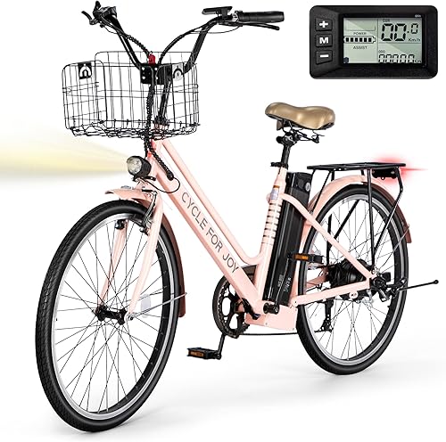 Bicicleta eléctrica de 26 pulgadas, bicicleta eléctrica de viaje urbano de 1000 W, bicicleta eléctrica de paso a paso de 70 millas y 20 MPH, batería