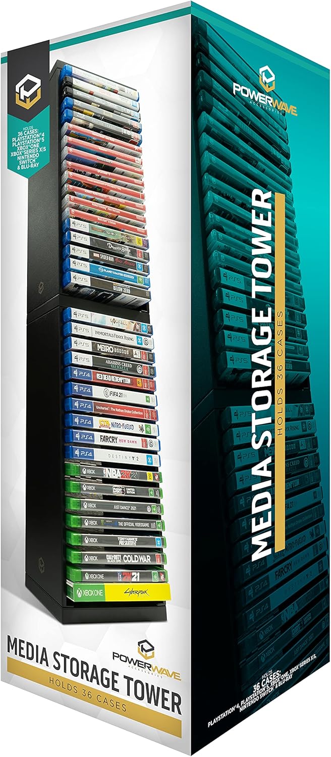 Powerwave Media Storage Tower Video Games