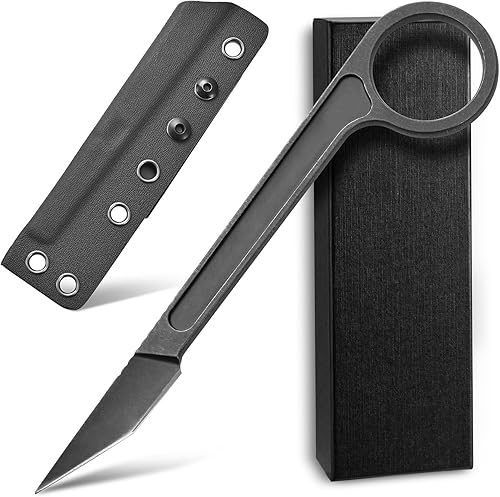 Ccanku C1104 Cuchillo de hoja fija D2 hoja + mango de acero inoxidable cuchillo de hoja fija para caza, supervivencia, campamento al aire libre