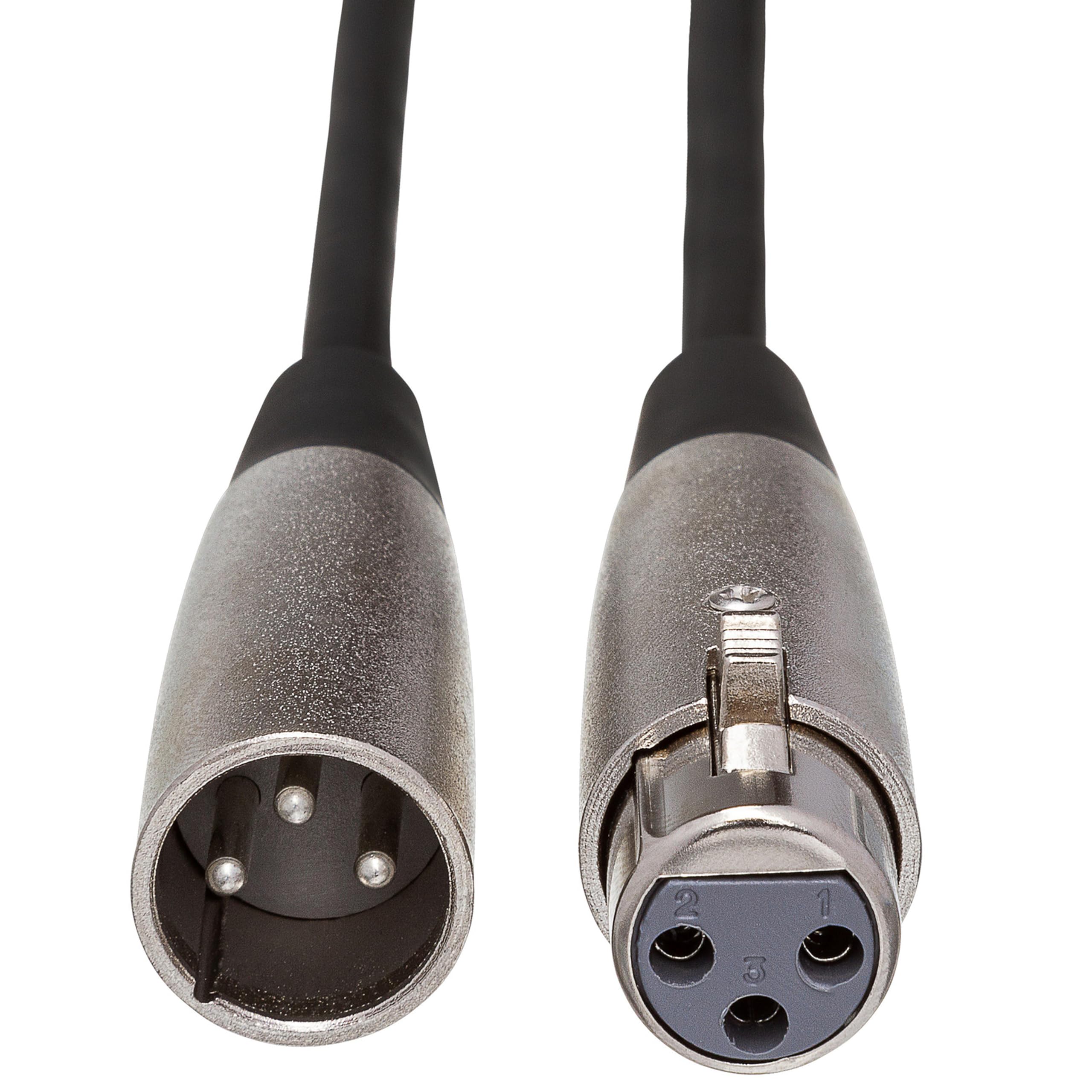 Hosa Technology BLK micrófono Cable, 25 FT. Premium con Tradicional de XLR. cmi-Series Premium Tiene Cuatro Interior Conductores (Empareja) Plus blindaje Trenzado. (descontinuado por Fabricante)