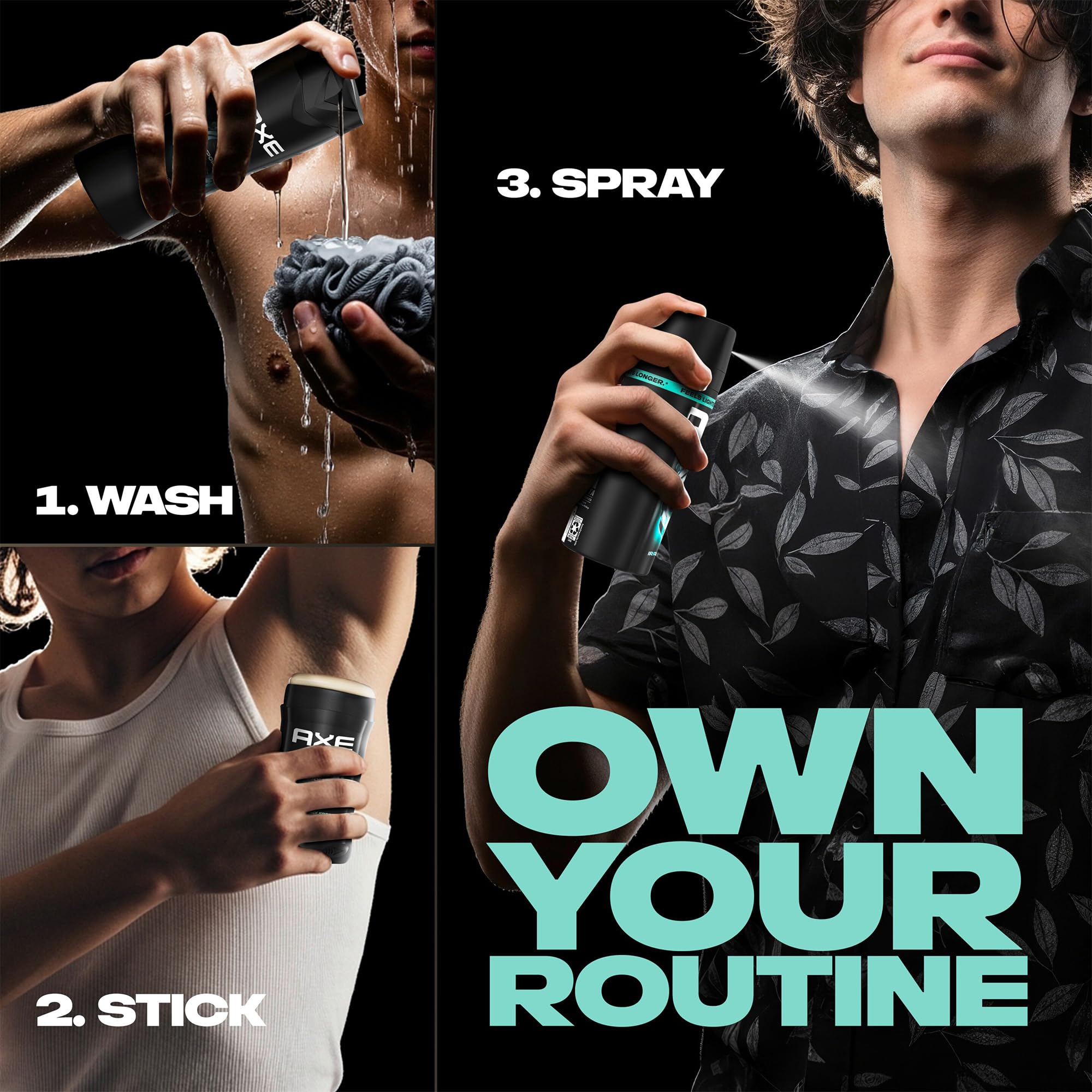 AXE Men Travel Deodorant Aluminum-Free Bodyspray Apollo 6-Pack 48H Anti-Sweat Protection TSA-Approved Body Spray 1 Oz Ea product thumbnail 8