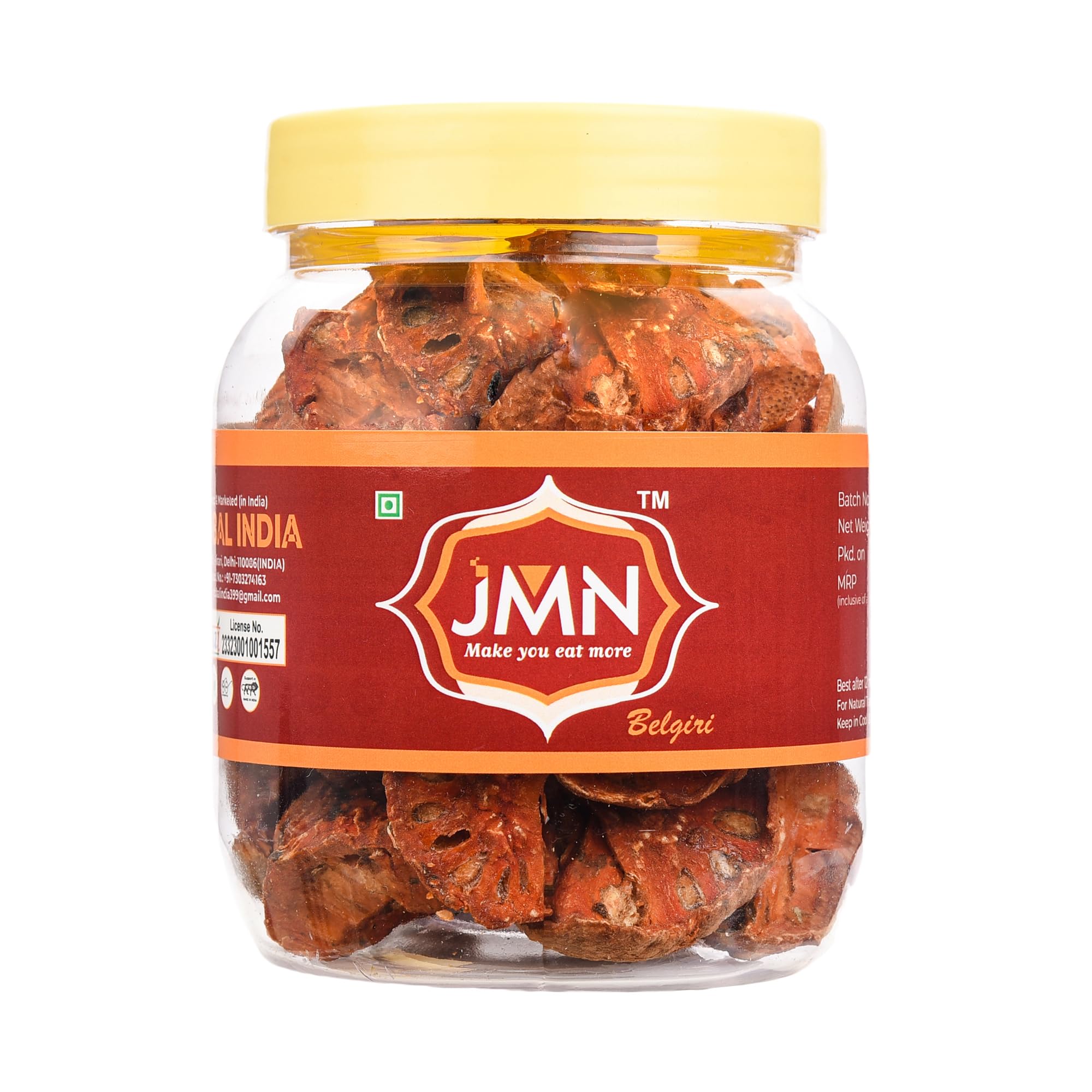 JMN Belgiri - Bealgiri - Bael Phal Dry - Aegle Marmelos - Wood Apple (200gm) (B0CCL515NR) Amazon Price History, Amazon Price Tracker