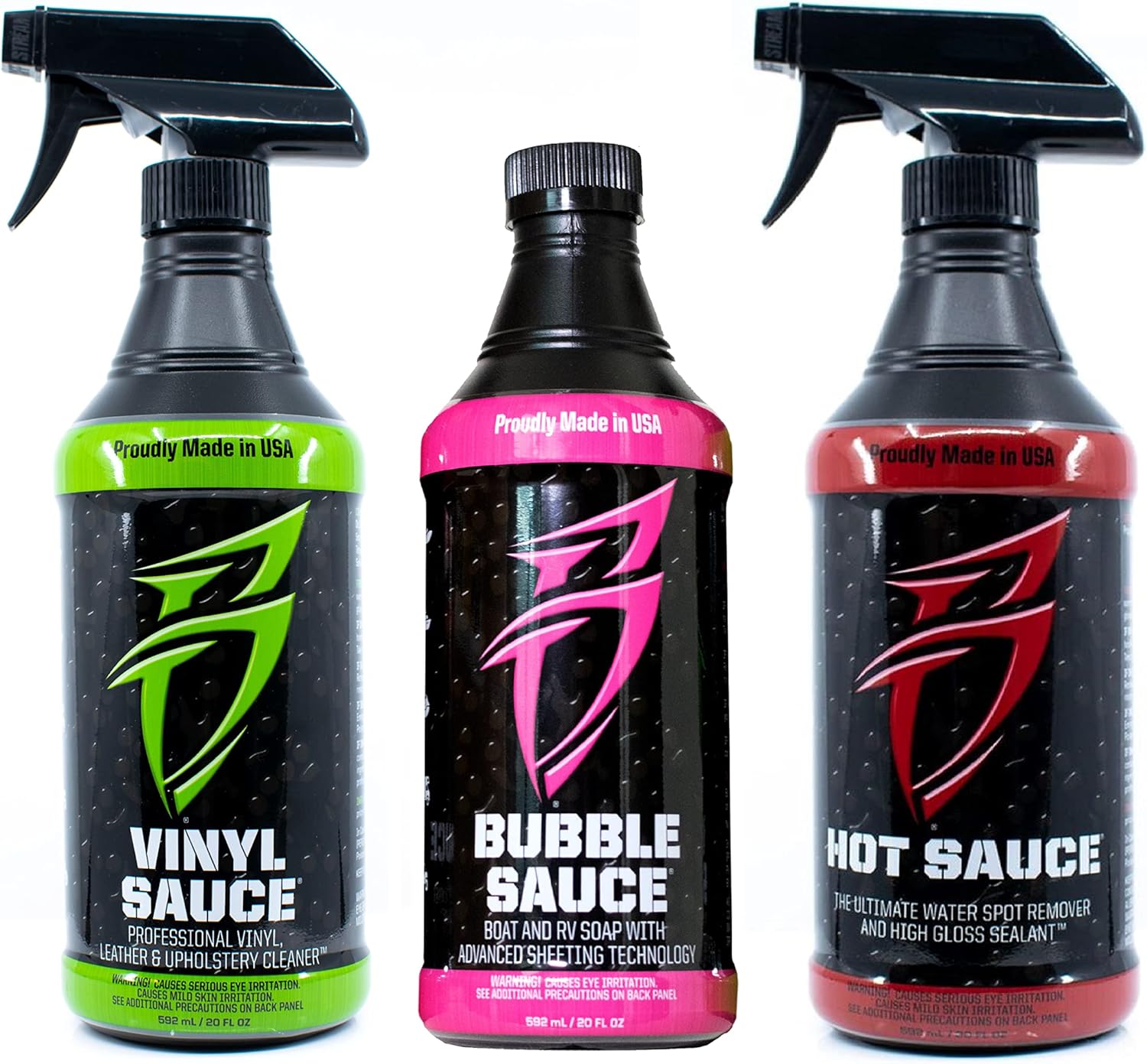 Boat Bling Get Sauced 3 Pack Kit Hot Sauce, Vinyl Sauce