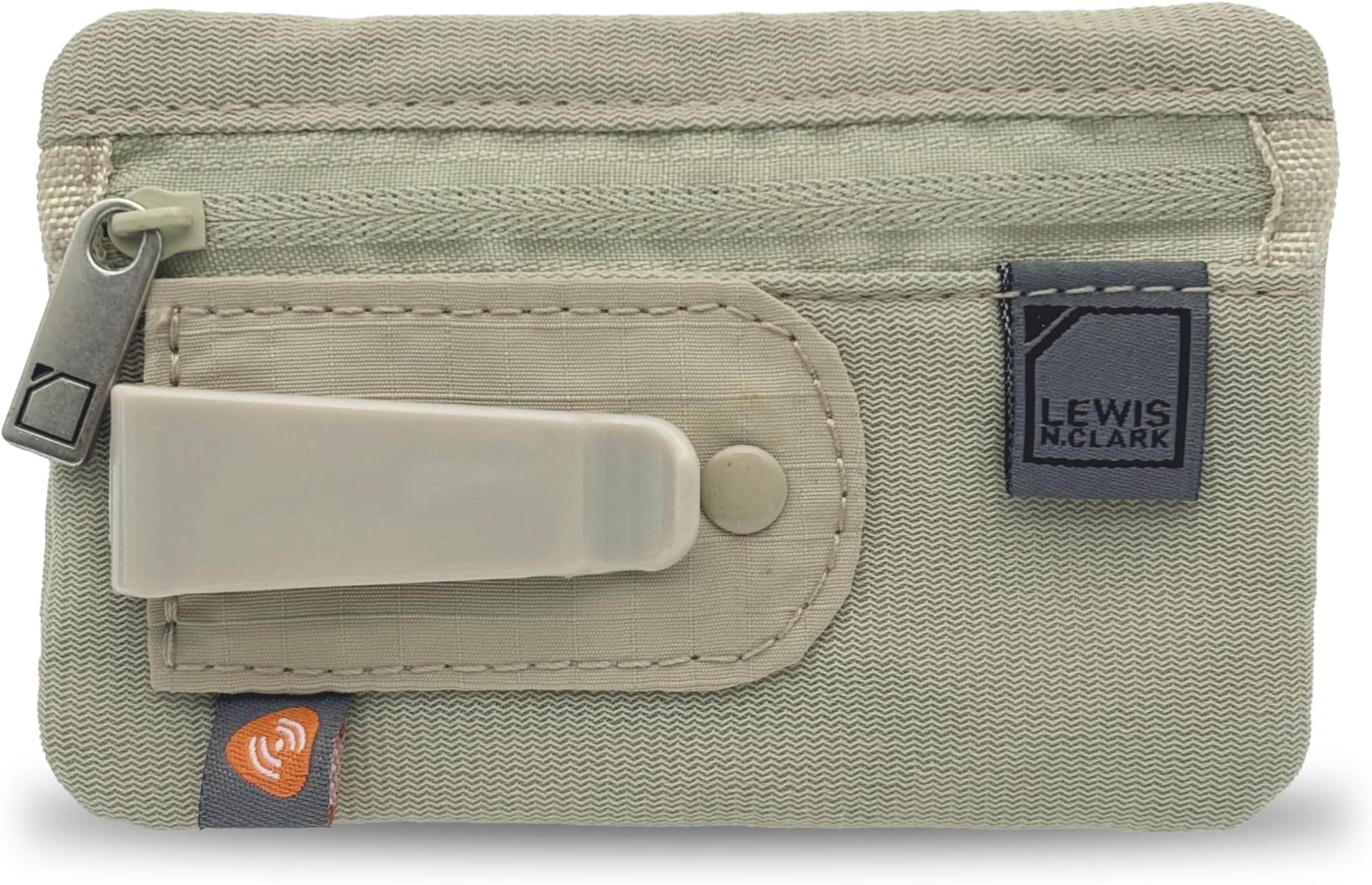 RFID-Blocking Hidden Clip Stash Travel Belt Wallet