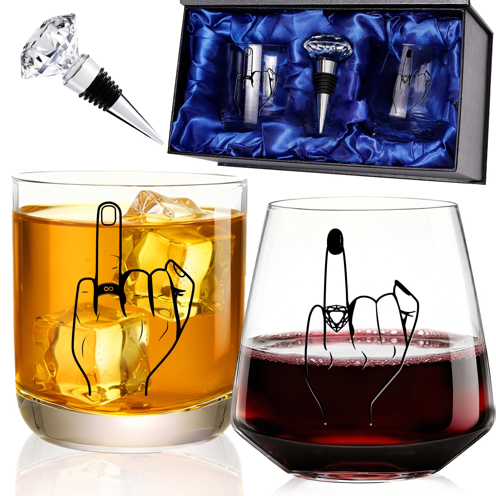 Engagement Gifts for Couples - Wedding Gift, Unique Engagement Gift, Bridal Shower, Mr and Mrs Gifts, Wishes for Couples Newlywed Him and Her