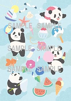 シャンシャンポストカードブック5册（新品未開封） Amazon.co.jp: シャンシャンの夏休み 夏の思い出ポストカード