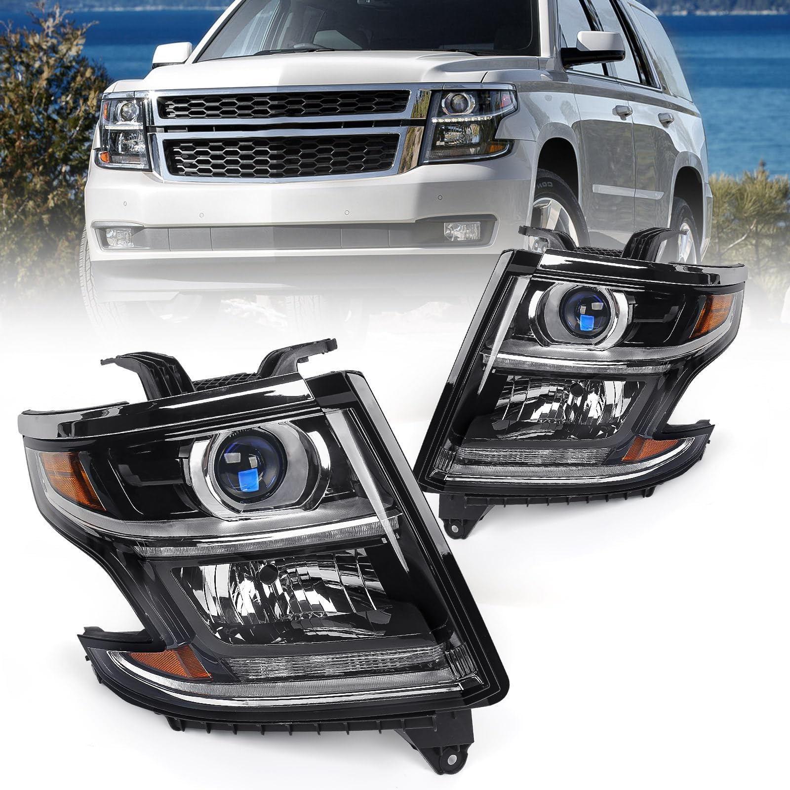 FIONE Halogen Headlight with LED DRL