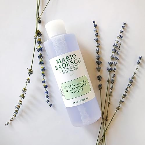 Miniatura 5 de Mario Badescu Tónico facial de hamamelis sin alcohol para piel envejecida, infundido con lavandaagua de rosas y aloe vera, tónico facial para piel