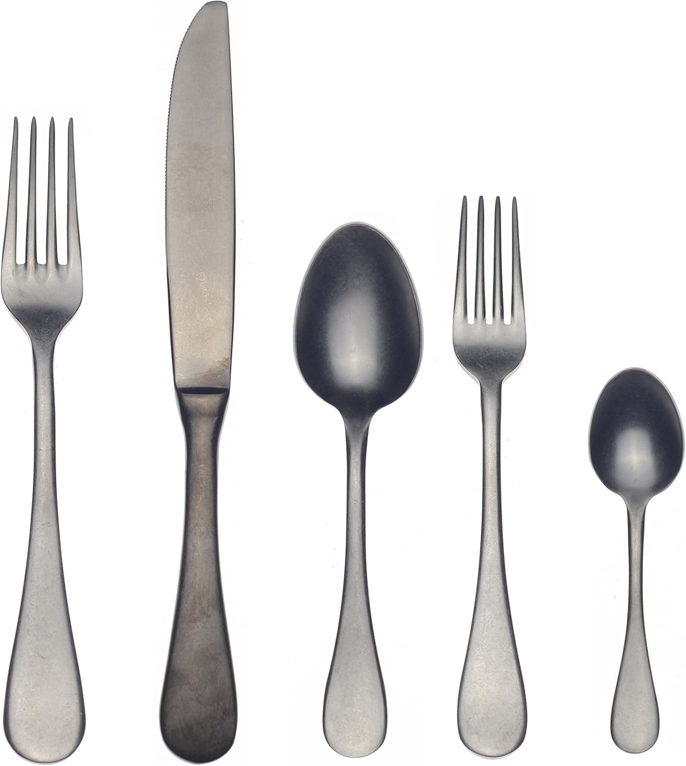 Mepra 109622005 flatwaresets, Gunmetal Black Flatware Sets