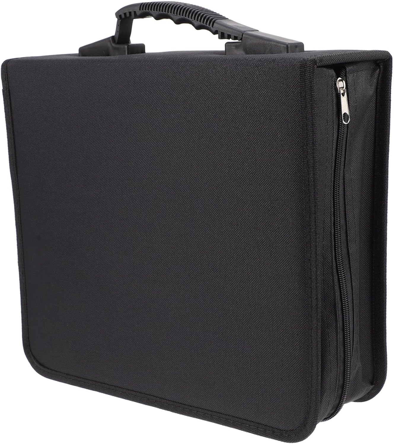 Cabilock 240pieces Portable Capacity Cd DVD Storage Case Oxford Cloth Organizer for Discs and Jewel Cases Shockproof Wear-Resistant for Home and Travel