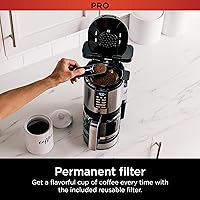 Vista 9 de Ninja 14 Cup , Programmable Coffee Maker XL Pro with Permanent Filter, 2 Brew Styles Classic & Rich, 4 Programs Small Batch, Delay Brew, Freshness