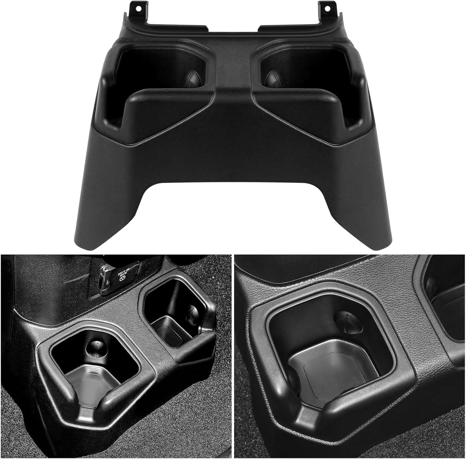 LitMiRaCle Rear Cup Holder for Jeep Wrangler JL & Gladiator