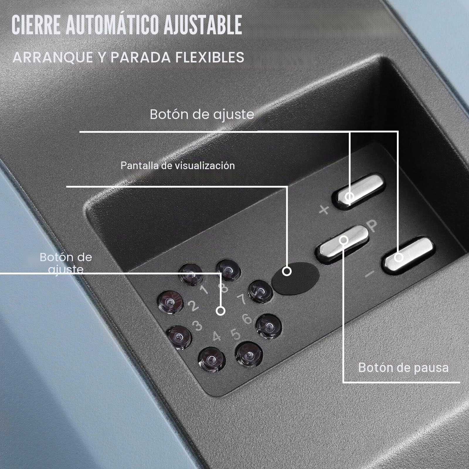 VEVOR - Portal de garaje automático con código rodante 1000 N completo para puerta basculante 200 W máx. puerta eléctrica a cilindro código rodante para puertas seccionales y puertas abatibles