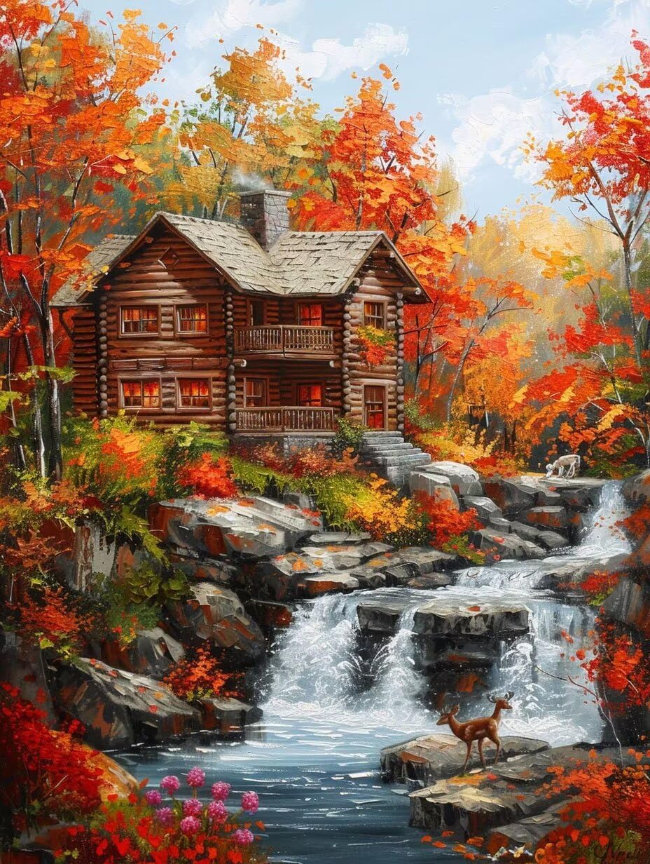 ダイヤモンドアート秋 ダイヤモンド刺繍 全面貼り付けタイプ ダイヤモンドペインティング カエデの葉 ダイヤモンド アート ダイアモン