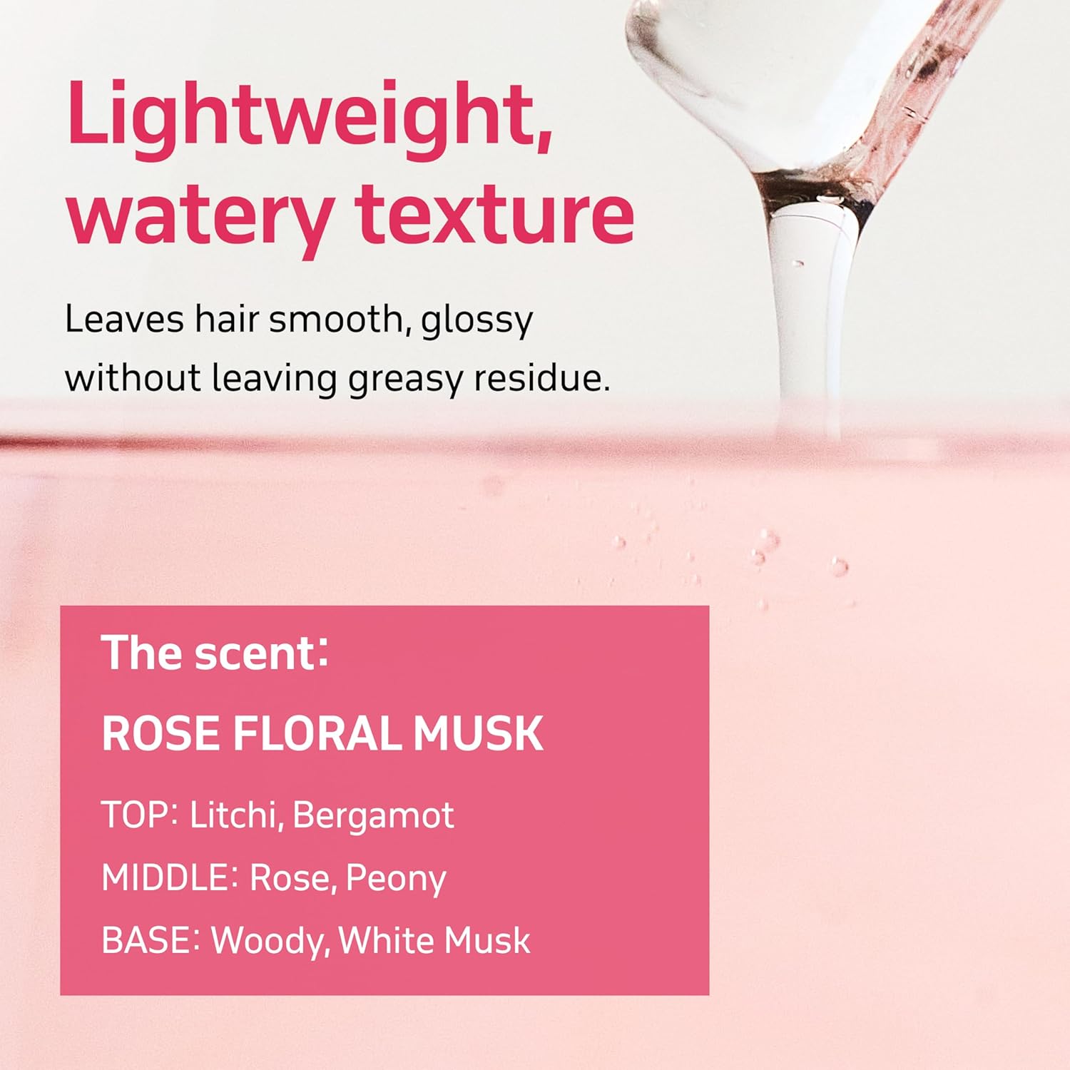 Dr. Bio Pink Repair Hair Oil – Lightweight Split End Treatment for Damaged Hair with Probiotics & Protein | Moisturizing, Non-Greasy Formula for Shine | Korean Vegan Hair Care (6.76 fl oz)