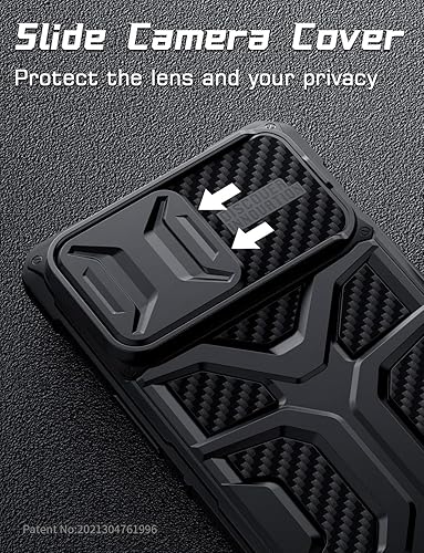 Miniatura 4 de Nillkin Armor - Funda para iPhone 13 Pro con cubierta deslizante para cámara, protección de lente, estilo resistente de grado militar, a prueba de