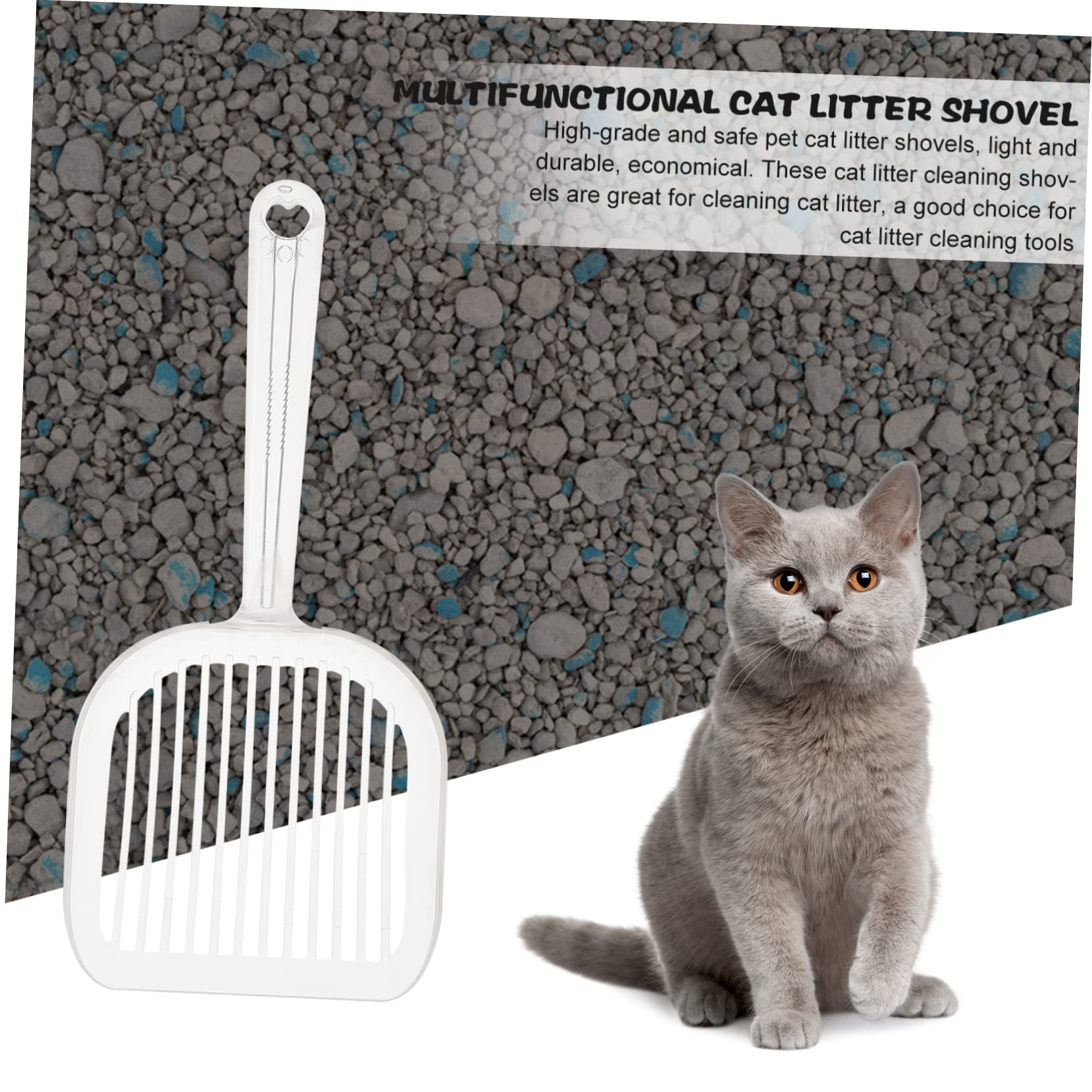 Katzenstreu-Schaufel, 2 stücke Katzenstreu Schaufeln Reinigung Streu Schaufel Filter Leicht zu Greifen und Energie Sparen