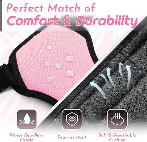 Miniatura 95 de Eagloo Arnés para perro de tamaño mediano, chaleco de servicio sin tirones con tiras reflectantes y asa de control, ajustable y cómodo para caminar