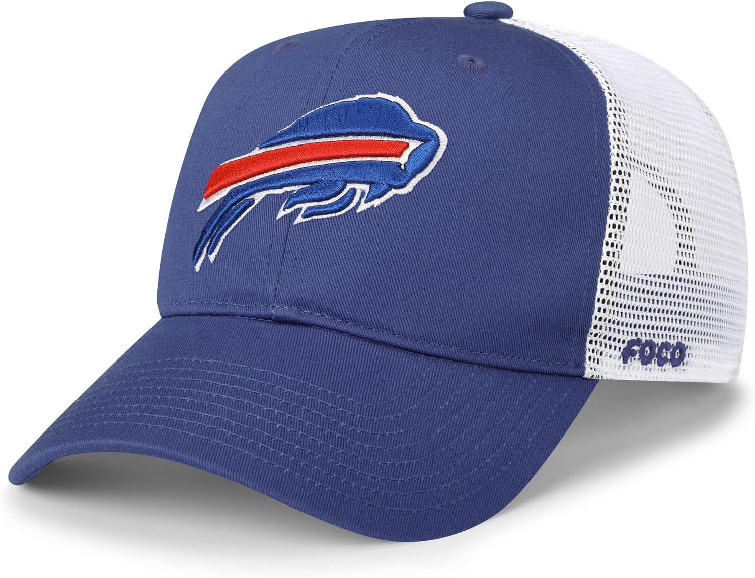 FOCO NFL Mens NFL Team Logo Mesh Trucker Rf Hat Caps