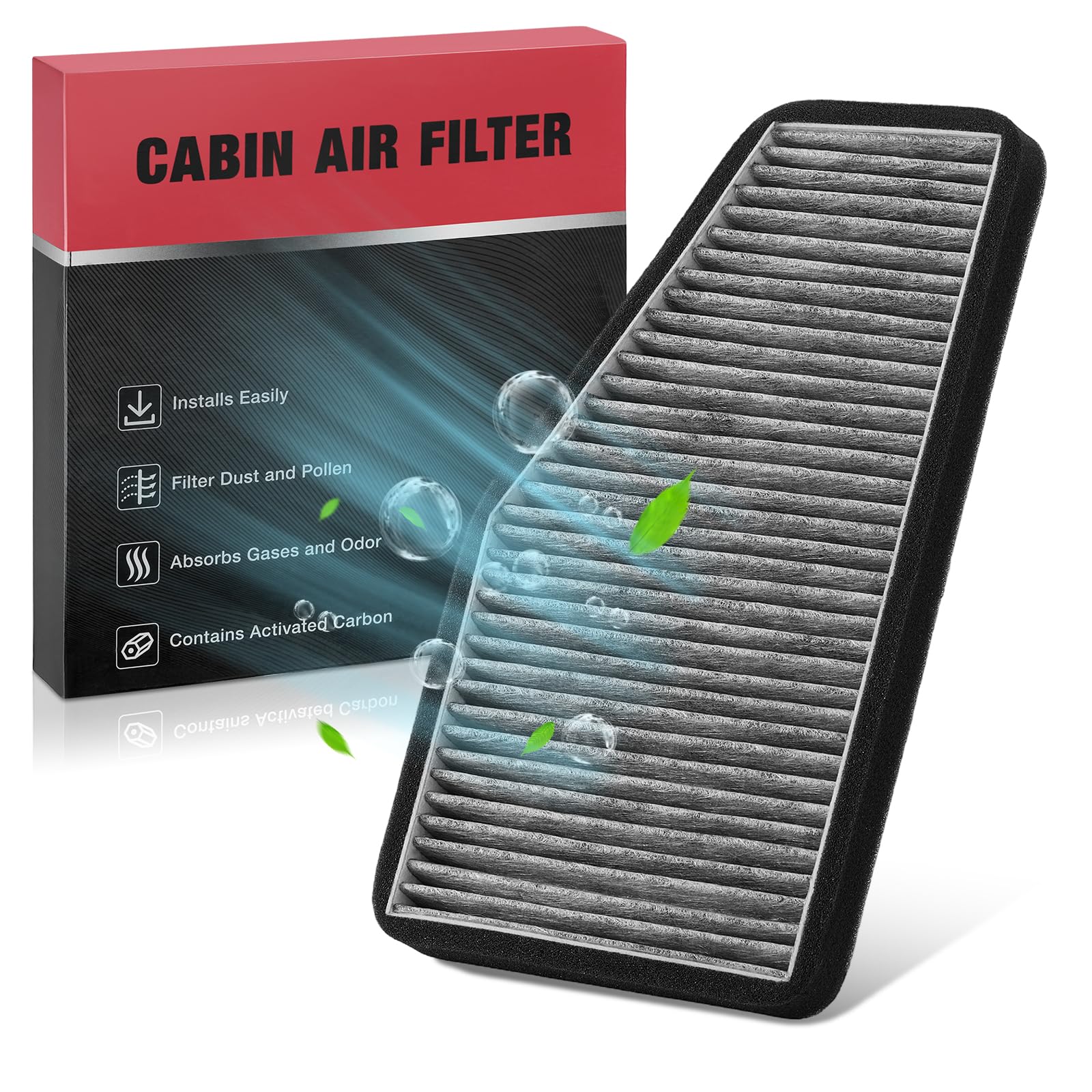 Photo 1 of BDFHYK CF10548 Cabin Air Filter with Activated Carbon Compatible with Ford 2007-2012 Escape, Compatible with Mercury 2007-2011 Mariner, Replace# CAF5685, CAF1844P, CAF1844P, CF1174