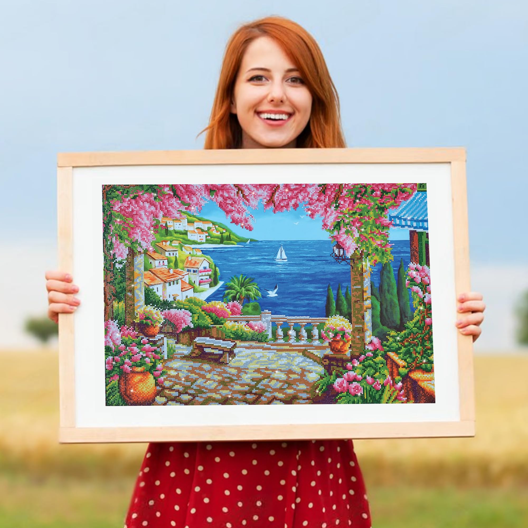 Needleart World Riviera Dream Kit Creativi, Resina, Multicolore, 66 x 47 cm
