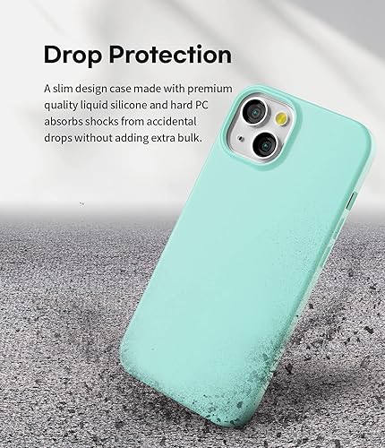 Miniatura 7 de GOOSPERY Soft Feeling Jelly - Funda compatible con iPhone 13, textura sedosa rica y colores vivos, funda protectora flexible de TPU para teléfono,