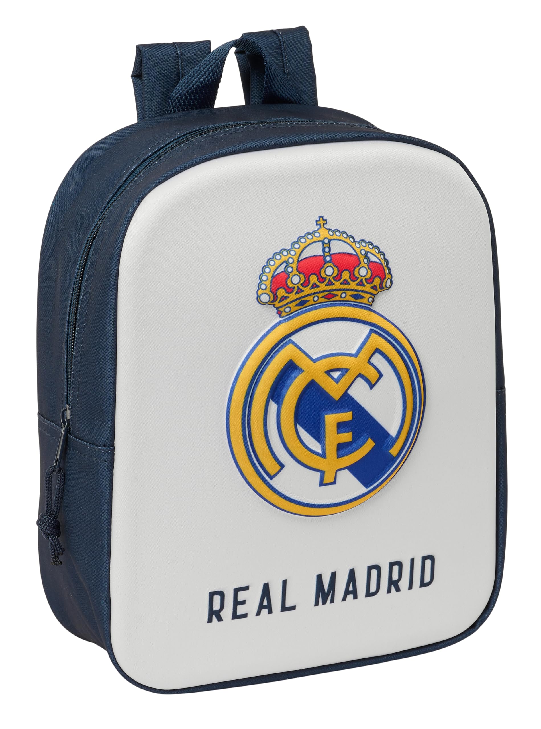 Safta REAL MADRID 3D - Material Escolar, Ideal para Niños de Diferentes Edades, Cómoda y Versátil, Calidad y Resistencia