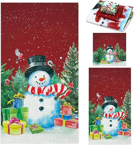 Miniatura 9 de Preboun Juego de 3 toallas de baño de mármol negro, toallas de mano de línea dorada, toallas de baño negras, toallas de cocina doradas para cocina,