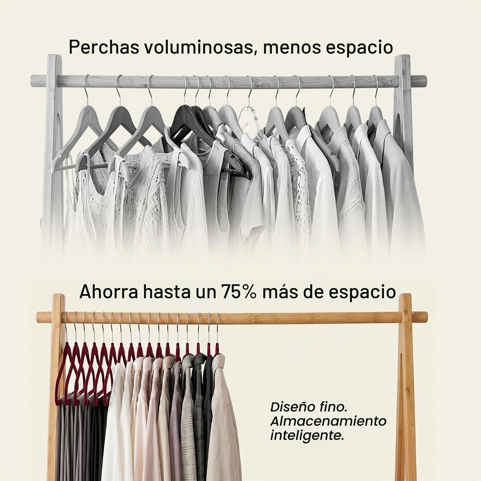 Utopia Home - Perchas de Terciopelo de, Resistentes, Antideslizantes y con Gancho Giratorio 360 Grados (Paquete de 50 Unidades, Color Violeta)