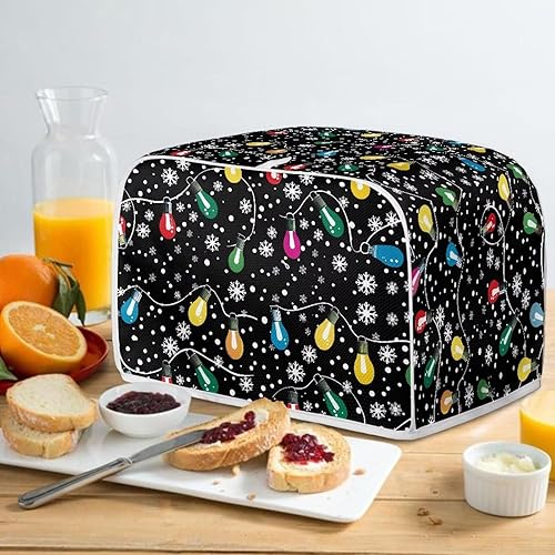 Miniatura 196 de Starry Night Toaster Covers 2 Slice Protectores de huellas dactilares a prueba de polvo y protección contra grasa para electrodomésticos Noche