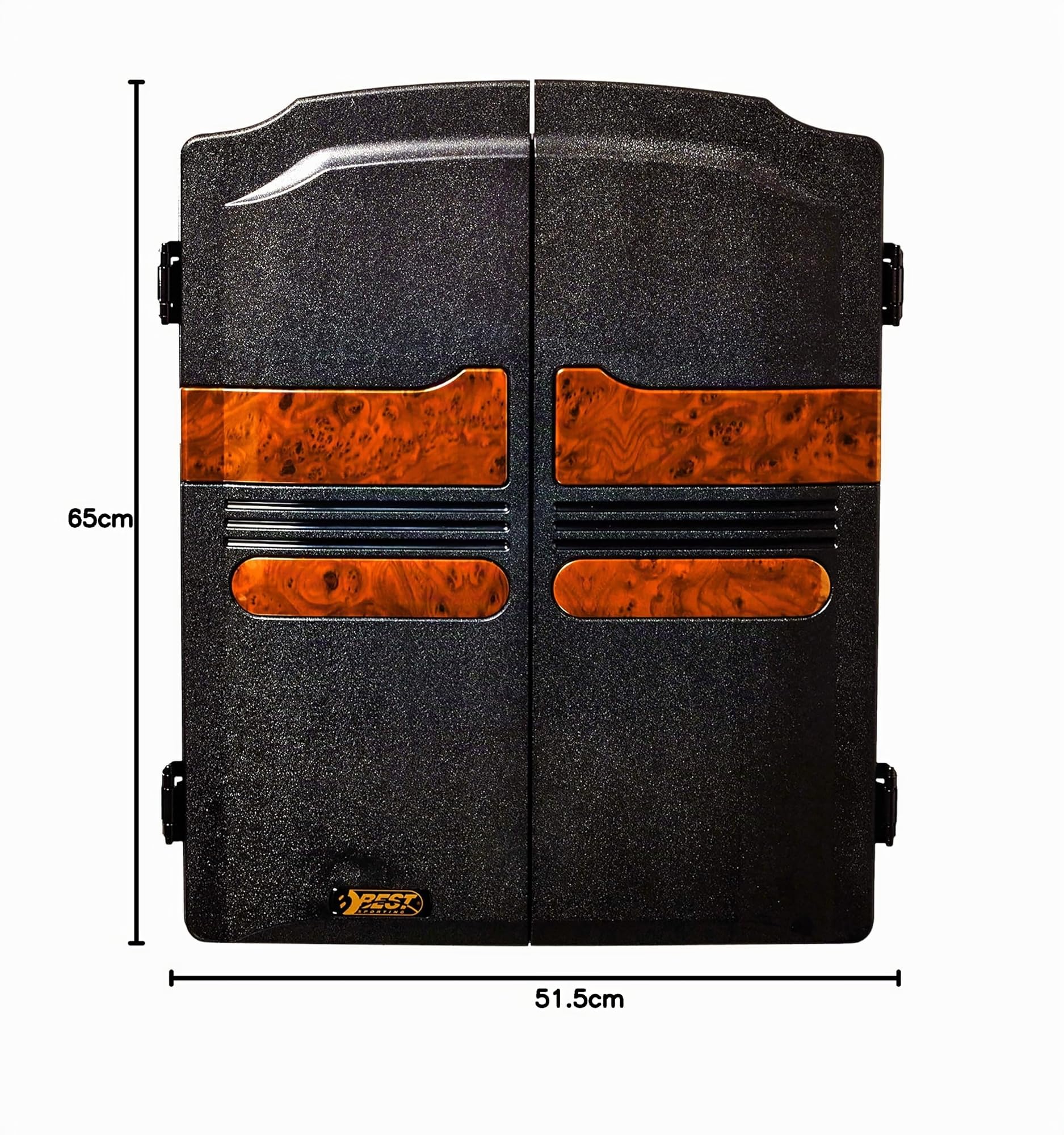 Best Sporting elektronische Dartscheibe Oxford 1.0, LED Dartautomat Cabinet mit 12 Dartpfeilen, Ersatzsspitzen und Netzteil (Oxford 1.0 + 6 Dartpfeile im Etui)