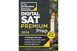 Princeton Review Digital SAT Premium Prep, 2024