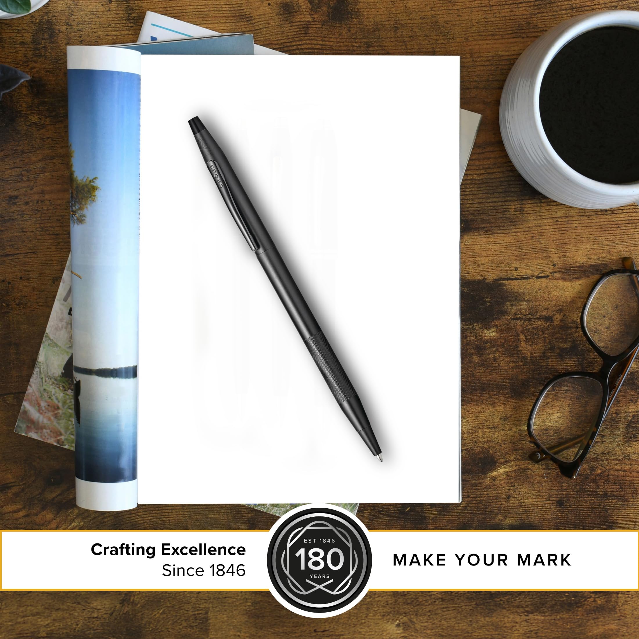 Amazon.com : Cross Classic Century Black PVD Micro-knurl Ballpoint