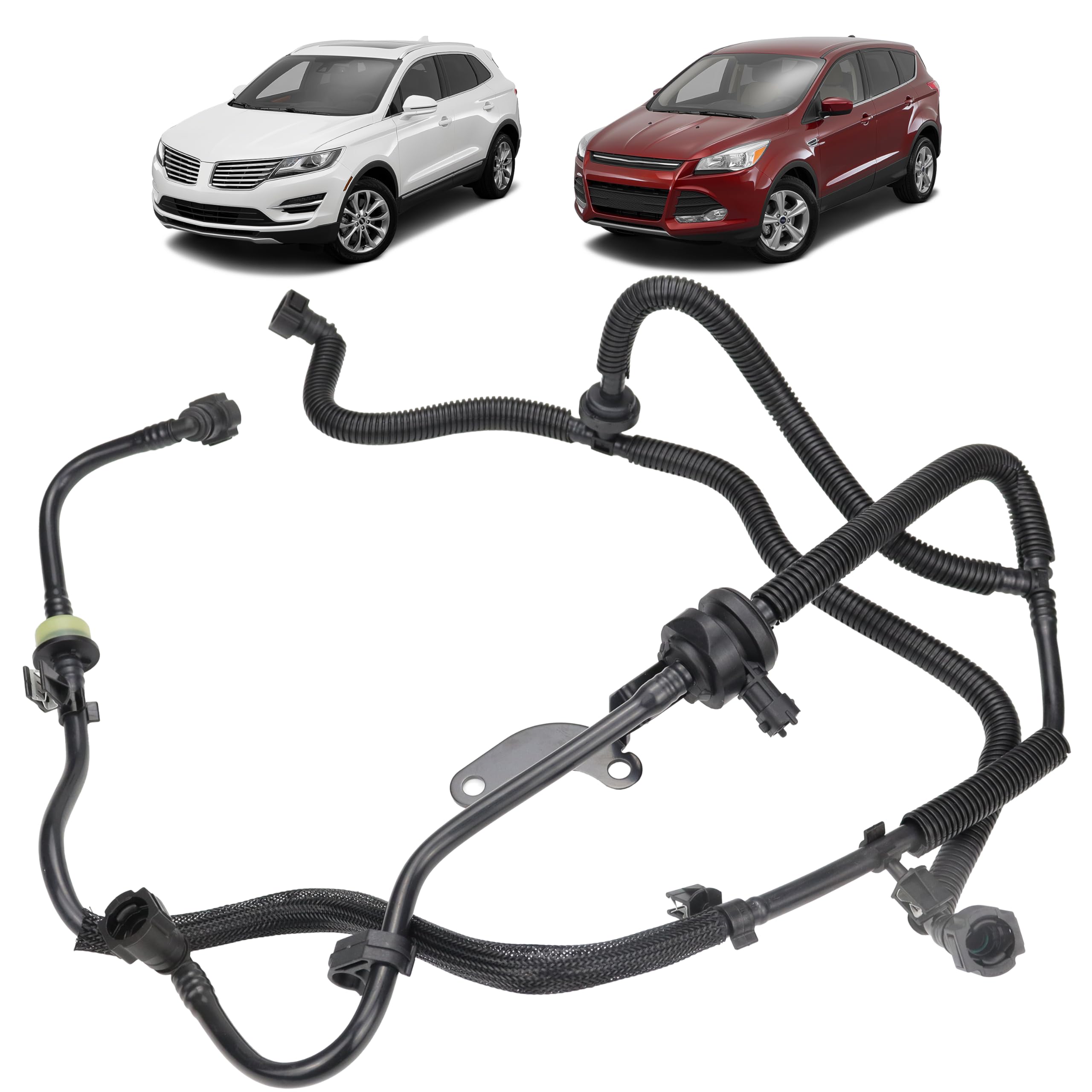 Evap Valve de purge Evap Solénoïde d'évent compatible avec Ford Escape Lincoln MKC 2013 2014 2015 2016 Vapor Evap Canister Vent Solénoïde Canister Purge Solénoïde Purge Solénoïde 911-774