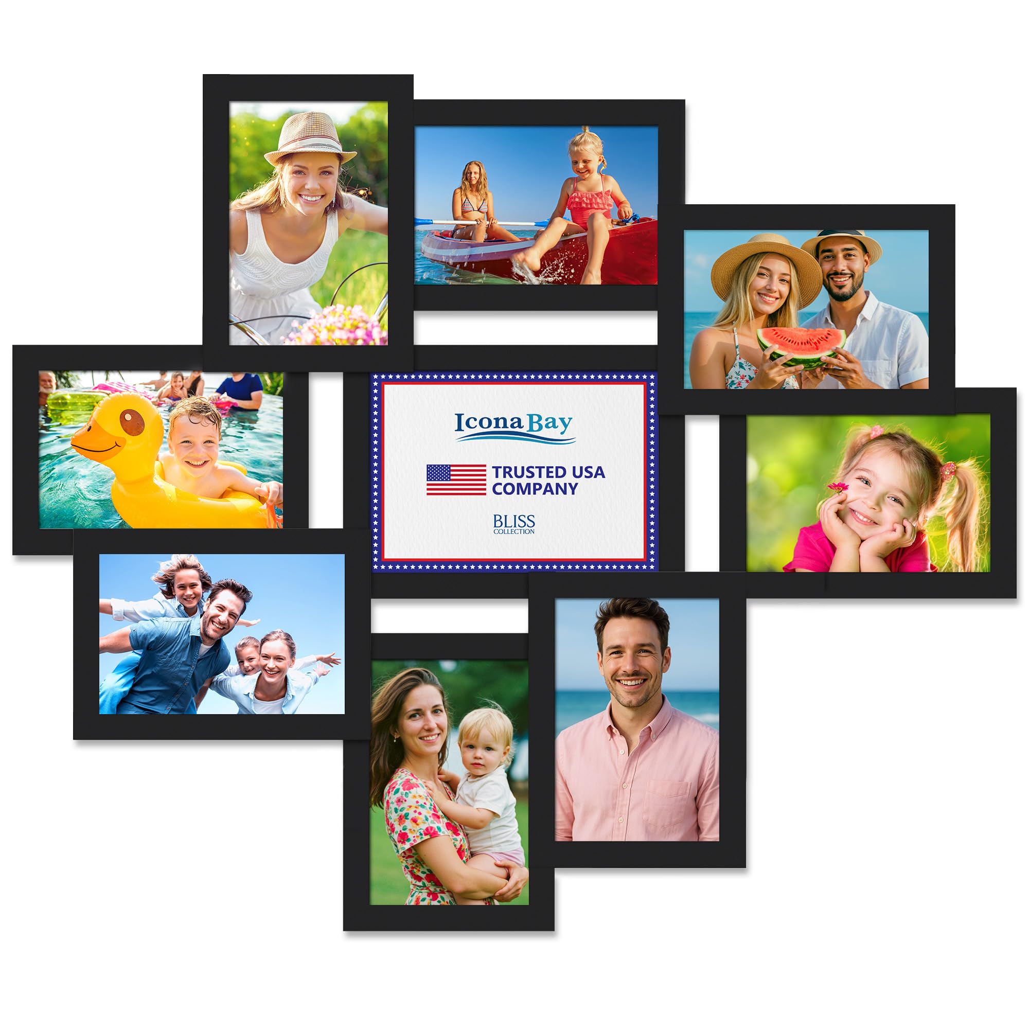 Amazon.co.jp: Icona Bay ピクチャーコラージュフレーム
