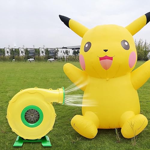 Miniatura 8 de Bounce House - Soplador de aire inflable, soplador comercial inflable de casa de rebote, ventilador de bomba de aire de 450 W 0.6 HP, soplador de